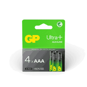 GP Batteri Ultra Plus Alk AAA/LR03 4P
