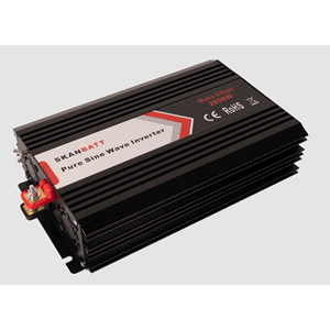 SKANBATT Inverter 24V 2000W (4000W) Ren Sinus m/Trådløs Fjer