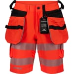 HIVIS SHORTS STRETCH RØD C48