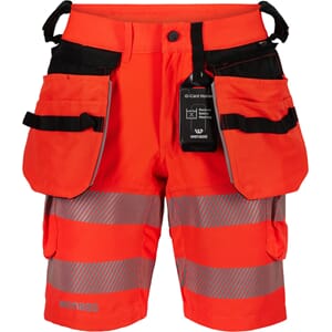 HIVIS SHORTS STRETCH RØD C50