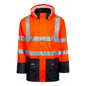 Jacket  Hi-Vis Orange/Navy 3XL