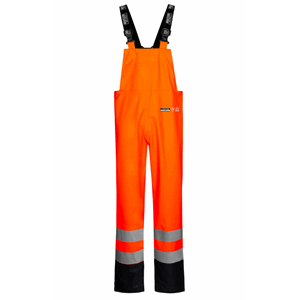 Bib'n' Brace  Hi-Vis Orange/Navy XXL