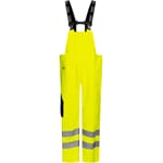 Regnbukse med seler HiViz Gul Multinorm XXL
