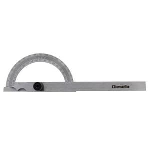 Gradmåler 150x200 mm med dobbelt lasergraveret skala