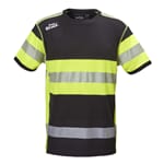 T-Skjorte Bambus Klasse 1 Sort/Gul XS