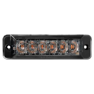 BLIXTLJUS SLIM GUL, 12-24V, 6 LED
