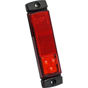 MARK.LYKT LED RØD 5M KABEL