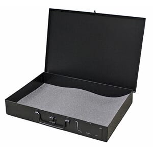 SORTIMENTKOFFERT METALL, SVART 335x235x50mm