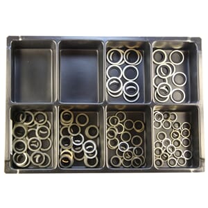 SORTIMENT SKIVE M/GUMMIPAKNING