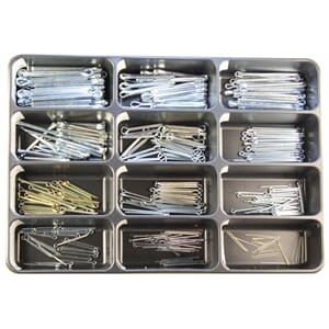 SORTIMENT SPLITTPINNER 300 DELER 1-6MM