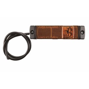 MARK.LYKT LED ORANGE 12/24V