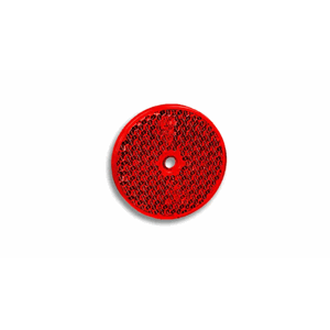 REFLEKS, RUND RØD 60MM