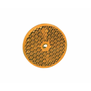 REFLEKS, RUND ORANGE 60MM