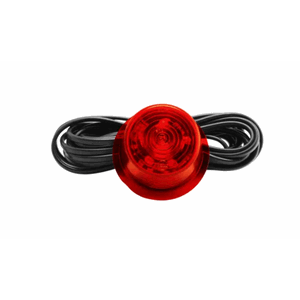 GLASS RØDT 6 LED, 5M KABEL