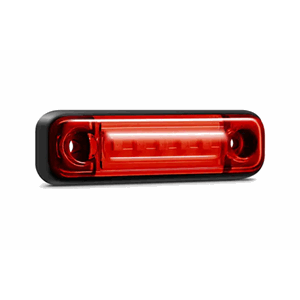 MARK.LYKT RØD 12/24V 0,5M KABEL