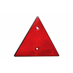 REFLEKS TREKANT RØD +SORT BASE