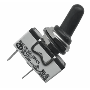 Bryter metall av-på med gummihette