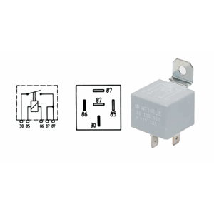 LYSRELE, 12V/30A, 5-STIKK