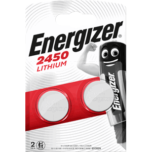 Energizer Lithium Miniature CR2450 2 pack
