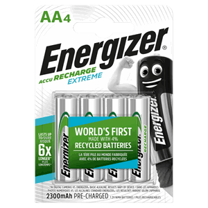 Energizer Recharge Extreme Eco AA 2300mAh 4 pack