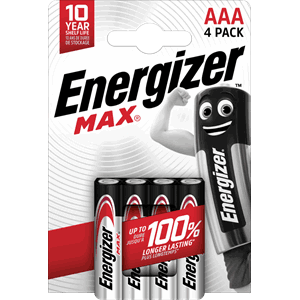 Energizer Max AAA 4 Pack