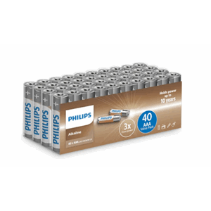 BATTERI AAA/LR0340-P ALKALINE PHILIPS