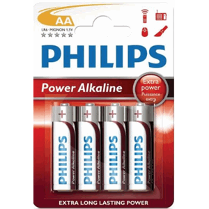 BATTERI AA/LR6 4-PPOWER PHILIPS