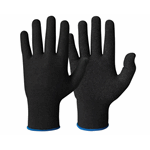 Hanske, microdots, bomull, Str.10