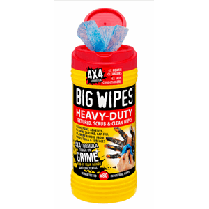 WIPES ANTIBAC rød,Heavy Duty4X4,80 tørk