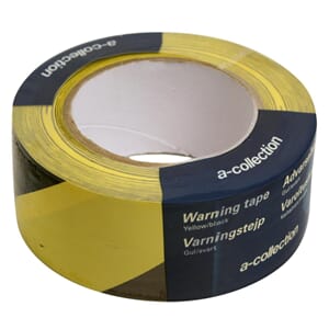 Varseltape svart/gul a-collection 50mmx50m