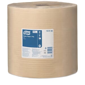 Tørkepapir bacic papir Tork W1 brun 1-lag