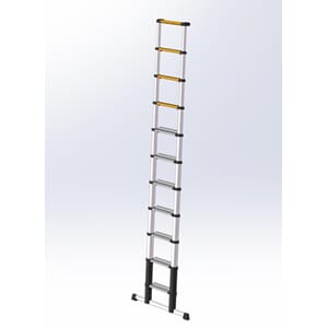 Teleskopstige 13-trinn Ironside 3.81m