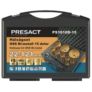 Hullsagsett PS1010D-15 HSS Bi-M  22-121mm m/forl og holder
