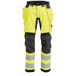Tranemo Håndtverksbukse m/ Stretch HiViz Gul Dame 34