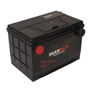 SKANBATT Startbatteri 12V 80AH 800CCA (260x179x180/180mm) +v