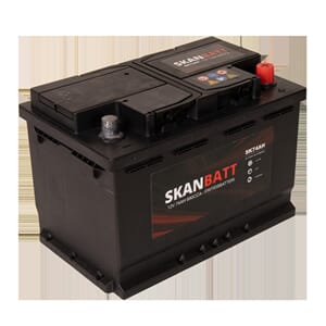 SKANBATT Fritidsbatteri 12V 74AH 680CCA (278x175x190/190mm)