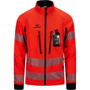 WENAAS HIVIS STRETCHJAKKE HERRE RØD KL.2/3