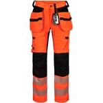 Hivis stretchbukse herre kl 2 Oransje C44