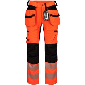 Hivis stretchbukse herre kl 2 Oransje C46