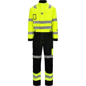 SYNLIGHET KJELEDRESS GUL/SVART KL 3. L
