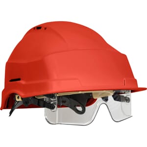 Iris 2 vernehjelm Rød