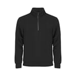 Basic Half Zip Black M