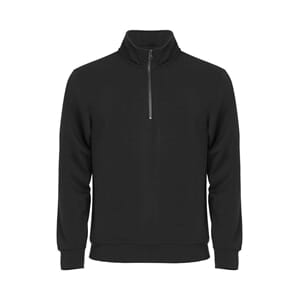 Basic Half Zip Black M