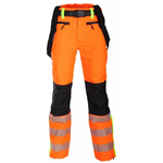 GJØVIK VINTERBUKSE ORANSJE/SVART/GUL EN 20471 KL.2  3XL