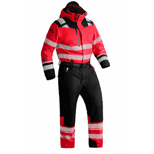 VINTEROVERALL KL3 RØD/SV L