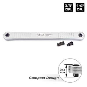 TOPTUL SKRALLEFORLENGER 1/4'' OG 3/8''