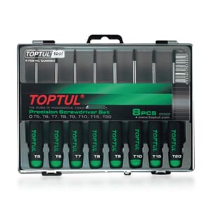 TOPTUL SKRUTREKKERSETT PRECISION TORX