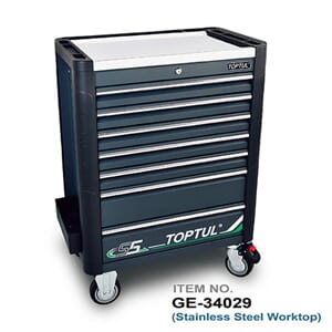 TOPTUL VERKTØYVOGN KOMPLETT 340 DELER