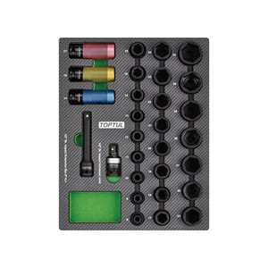 TOPTUL CARBONINNLEGG 1/2" KRAFTPIPER 29 DELER