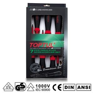 TOPTUL SKRUTREKKERSETT 1000V